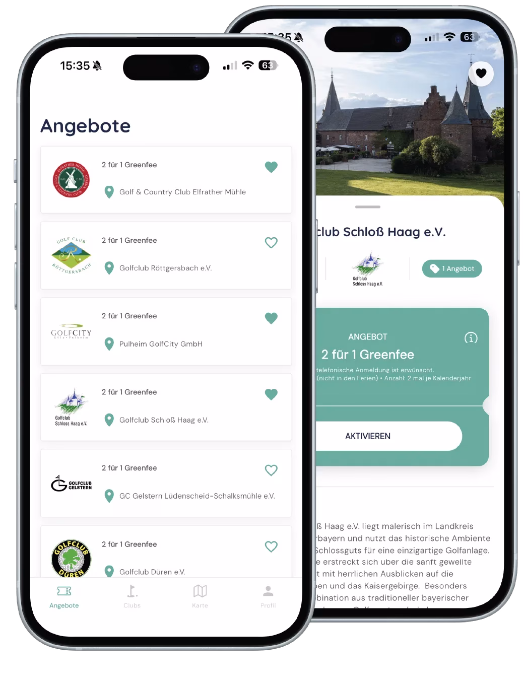 Golfplatz.de App